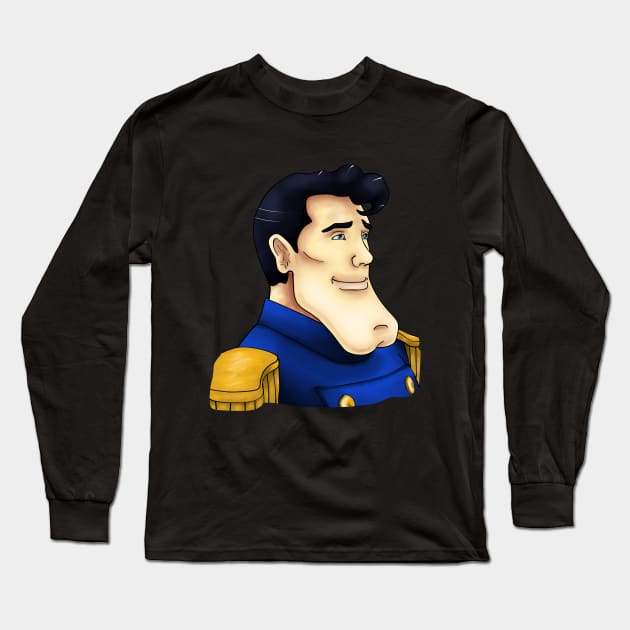 Captain Sternn Long Sleeve T-Shirt by ChePanArt